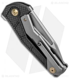 WE Knife Co. Willumsen Sugga Frame Lock Knife Ti/CF (3.4" Stonewash) -Benchmadess Zone WE Knife Co Willumsen Sugga FL Ti CF SW 915A BHQ 101594 jr side