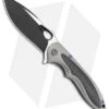 WE Knife Co. Zephyr Frame Lock Knife Gray Ti/CF (3.5" Black) 716E -Benchmadess Zone WE Knife Co Zephyr Gray Ti CF black BHQ 79844 er