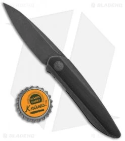 WE Knife Co. Black Void Opus Folding Knife Black Ti/G-10 (2.9" Black SW Chisel) 9 WE Knife Co. Black Void Opus Folding Knife Black Ti/G-10 (2.9" Black SW Chisel) -Benchmadess Zone WE Knife Co. Black Void Opus Black Ti G 10 Inlay Black SW 2010D BHQ 116934 jr bottlecap