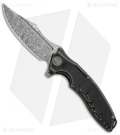 WE Knife Co. Chimera Frame Lock Knife Bronze/Ti (3.9" Damasteel) 814DS