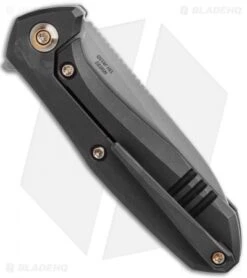 WE Knife Co. Mote Frame Lock Knife Black Titanium (2.6" BB/SW) 2005C -Benchmadess Zone WE Knife Co. Mote Frame Lock Knife Black Titanium 2.625in Satin 2005C BHQ 114164 LS Side