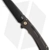 WE Knife Co. SNECX Mini Buster Flipper Knife Black Titanium (3.5" Black SW)