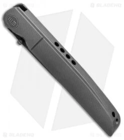 WE Knife Co. 618C Frame Lock Knife Gray Titanium (3.8" Black) -Benchmadess Zone WE Knife Gray Black 618C BHQ 51745 jr spine