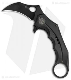 WE Knife Co. 708G Karambit Frame Lock Knife Black Ti (3.6" Black)