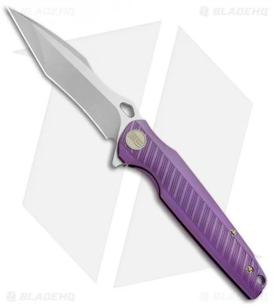 WE Knife Co. 612B Frame Lock Knife Purple Titanium (4" SW/Satin) 3 WE Knife Co. 612B Frame Lock Knife Purple Titanium (4" SW/Satin)