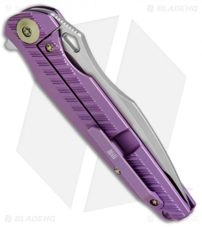 WE Knife Co. 612B Frame Lock Knife Purple Titanium (4" SW/Satin) 5 WE Knife Co. 612B Frame Lock Knife Purple Titanium (4" SW/Satin) - Image 3