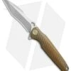 WE Knife Co. 612J Frame Lock Knife Bronze Titanium (4" Stonewash/Satin)