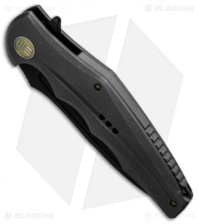 WE Knife Co. 608E Frame Lock Knife Gray Titanium (4" Black SW) 4 WE Knife Co. 608E Frame Lock Knife Gray Titanium (4" Black SW) - Image 2