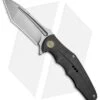WE Knife Co. 608D Tanto Frame Lock Knife Gray Titanium (4" Stonewash) -Benchmadess Zone WE Knife Titanium GRAY Tanto SW 608D BHQ 49804 jr