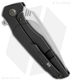 WE Knife Co. Nitida Frame Lock Knife Black Ti/CF (3.5" Stonewash) 707F -Benchmadess Zone WE Knives nitida sw ti cf blk 707F BHQ 72351 dl side