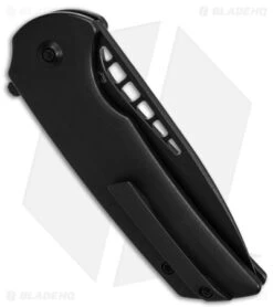 WE Knife Co. Mini Malice Button Lock Black Titanium (2.98" Black SW) WE054BL-1 -Benchmadess Zone WE knife Co Mini Malice Button Lock Black Ti 2in Black SW BHQ 140134 td side