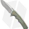 WE Knife Co. 611F Frame Lock Knife Green Titanium (3.75" Stonewash) -Benchmadess Zone WE knife co 611F green ti sw BHQ 50382 er