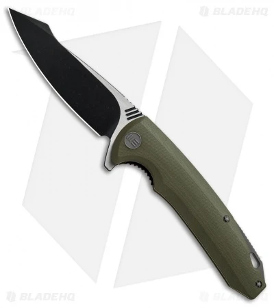 WE Knife Co. 617C Liner Lock Flipper Knife Green G-10 (3.8" Black, Satin) 3 WE Knife Co. 617C Liner Lock Flipper Knife Green G-10 (3.8" Black, Satin)