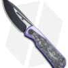 WE Knife Co. Baloo Frame Lock Knife Purple Ti/CF (3.3" Black SW) WE21033-3 -Benchmadess Zone WE knife co baloo fl purple ti cf tt BHQ 165212 jr