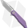 WE Knife Co. 616B Resonance Frame Lock Knife Purple Titanium (3.1" Stonewash)