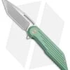 WE Knife Co. 616D Resonance Frame Lock Knife Green Titanium (3.1" Stonewash) -Benchmadess Zone WE knives 616D Resonance teal ti sw BHQ 51870 er jr