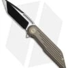 WE Knife Co. 616G Resonance Frame Lock Knife Bronze Titanium (3.1" Black, Satin)