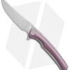 WE Knife Co. 704A Liner Lock Knife Purple Ti (3.6" Hand Rubbed) -Benchmadess Zone We Knife Co 704A purple ti hand rubbed BHQ 68686 er