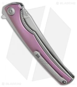 WE Knife Co. 704A Liner Lock Knife Purple Ti (3.6" Hand Rubbed) -Benchmadess Zone We Knife Co 704A purple ti hand rubbed BHQ 68686 er side