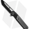 WE Knife Co. Arsenal Frame Lock Knife Black Titanium/Gray G-10 (3.5" Two Tone)