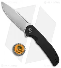 WE Knife Co. Beacon Frame Lock Knife Black Titanium (3.5" Bead Blast) -Benchmadess Zone We Knife Co Beacon Frame Lock Black Titanium 3in 5cm Bead Blast BHQ 138569 td size