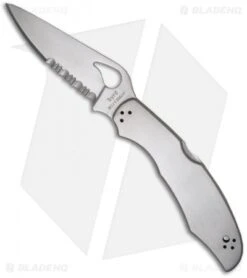Byrd Cara Cara 2 Lockback Knife Stainless Steel (3.875" Satin Serr) BY03PS2