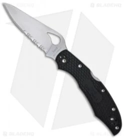 Byrd Cara Cara 2 Lockback Knife Black FRN (3.75" Satin Serr) BY03PSBK2