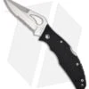 Byrd Flight Lockback Knife Black G-10 (3.44" Satin Serr) BY05GPS