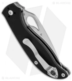 Byrd Raven 2 Liner Lock Knife Black G-10 (3.5" Satin) BY08GP2 -Benchmadess Zone byrd knife by08gp2 side cm