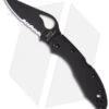 Byrd Meadowlark 2 Lockback Knife Stainless Steel (2.94" Black Serr) BY04BKPS2 -Benchmadess Zone byrd meadowlark 2 ss blk ps by04bkps2