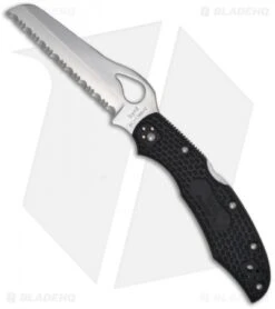 Byrd Cara Cara Rescue 2 Lockback Knife Black FRN (3.94" Satin Serr) BY17SBK2
