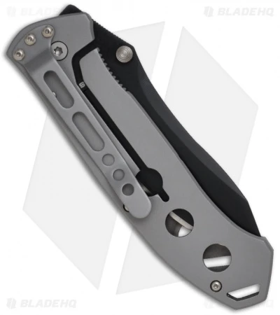 Camillus Wide Blade Frame Lock Knife Aluminum (3.5" Black) 4 Camillus Wide Blade Frame Lock Knife Aluminum (3.5" Black) - Image 2