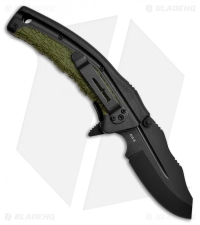 Camillus Titan FK Liner Lock Knife Green FRN (3" Black) 4 Camillus Titan FK Liner Lock Knife Green FRN (3" Black) - Image 2