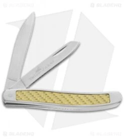 Camillus Yello-Jaket 2-Blade Premium Stockman Pocket Knife (2.625" Plain) 19059