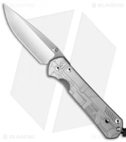 Chris Reeve Large Sebenza 21 Knife CGG Side Arm (3.625" Satin)