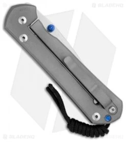 Chris Reeve Large Sebenza 21 Knife W/ Double Thumb Lug (3.625" Stonewash) -Benchmadess Zone chris reeve large sebenza 21 double thumb lug back 2