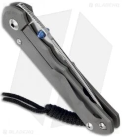 Chris Reeve Large Sebenza 21 Knife W/ Double Thumb Lug (3.625" Stonewash) -Benchmadess Zone chris reeve large sebenzas 21 unique graphic double thumb stud blue