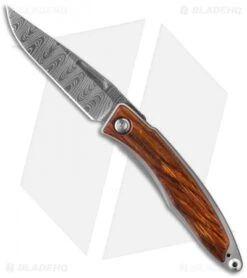 Chris Reeve Mnandi Folding Knife Cocobolo (2.75" Ladder Damascus)