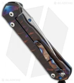 Phantom Steelworks + CRK Large Sebenza 21 Knife Customized BB/Satin Ti -Benchmadess Zone chris reeve ps crk large sebenza 2016 2 side cm