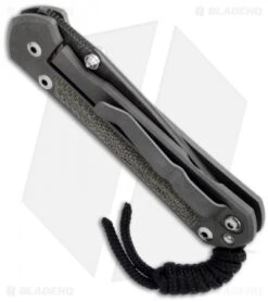 Chris Reeve Small Sebenza 21 Knife Double Lug + Micarta (2.94" Ladder Damascus) -Benchmadess Zone chris reeve sebenza side