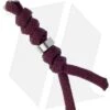 Chris Reeve Knives Small Burgundy Cord Tie Lanyard W/ Silver Bead
