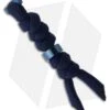 Chris Reeve Knives Small Midnight Blue Cord Tie Lanyard W/ Blue Bead