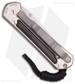 Chris Reeve Small Sebenza 21 Knife W/ Gabon Ebony Inlays (2.94" Plain) -Benchmadess Zone chris reeve small sebenza 21 gabon ebony back