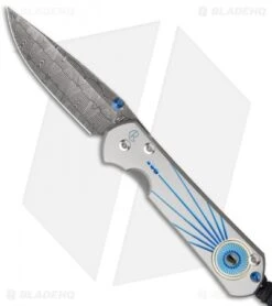 Chris Reeve Small Sebenza 21 Knife Unique Graphic (Basketweave Damascus) 1