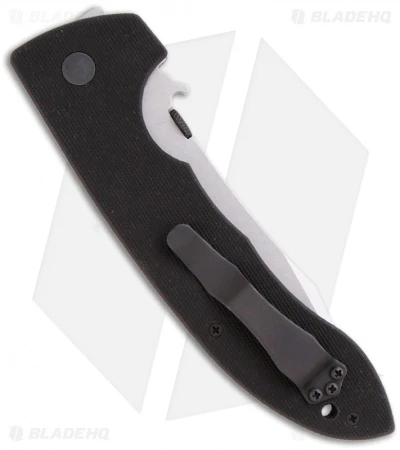 Emerson Super CQC-8 SF Bowie Folding Knife W/ Wave (4.3" Stonewash Plain) 4 Emerson Super CQC-8 SF Bowie Folding Knife W/ Wave (4.3" Stonewash Plain) - Image 2