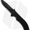 Emerson Journeyman BTS Knife Black G10 (3.6" Black Serr) -Benchmadess Zone emerson jrnymnbts