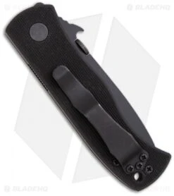 Emerson Mini CQC-7 Knife W/ Wave (2.9" Black Serr) CQC7BW BTS -Benchmadess Zone emerson mini c 7bw bt back 1