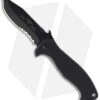 Emerson Mini CQC-15 BTS Knife Tanto W/ Wave (3.5" Black Serr) -Benchmadess Zone emerson mini cqc 15 bts