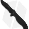 Emerson Patriot BTS Knife Black G-10 (3.9" Black Serr) -Benchmadess Zone emerson patriot bts