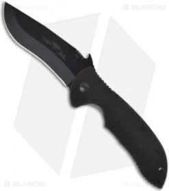 Emerson Super Commander BT Knife W/ Wave (4" Black Plain)